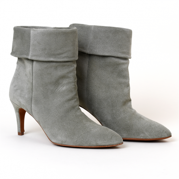 bottines à talons 12826 vert amande Toral