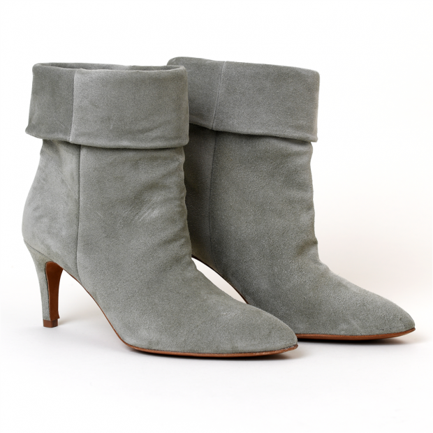 bottines à talons 12826 vert amande Toral