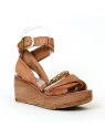 sandales & nu-pieds 528078 camel Air Step