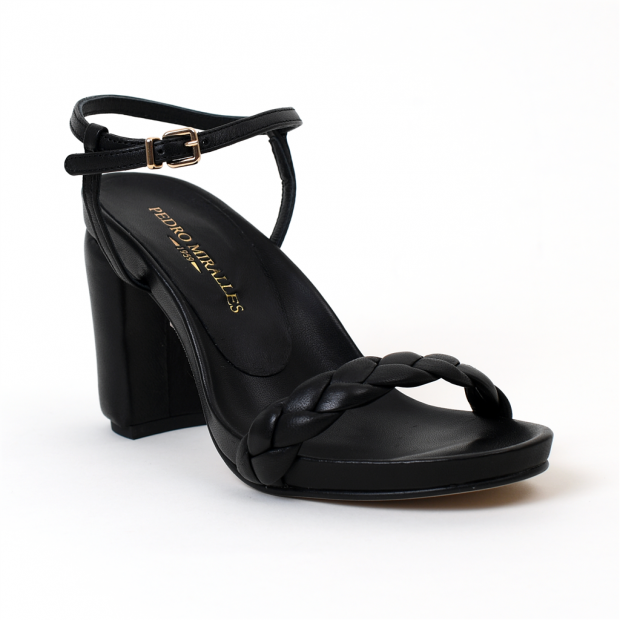 sandales à talons 18283 noir Pedro Miralles