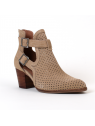 bottines d'été glove beige Emilie Karston