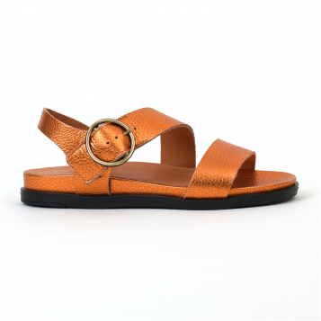 sandales & nu-pieds cian orange Minka