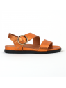 sandales & nu-pieds cian orange Minka