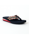 sandales & nu-pieds shiny touches flat beach multi Tommy Hilfiger