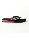 sandales & nu-pieds shiny touches flat beach multi Tommy Hilfiger