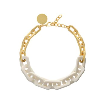 colliers collier edge off white/gold Vanessa Baroni