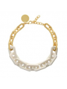 colliers collier edge off white/gold Vanessa Baroni