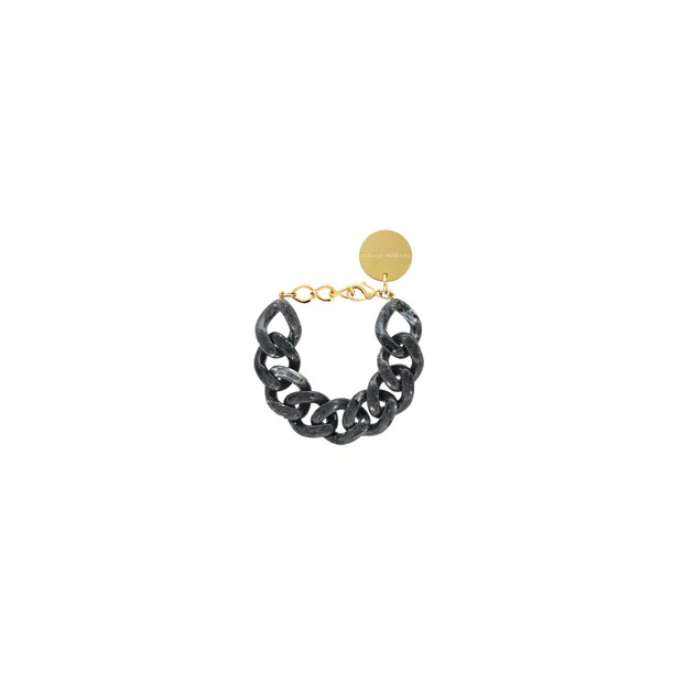 bracelets bracelet flat black marble Vanessa Baroni