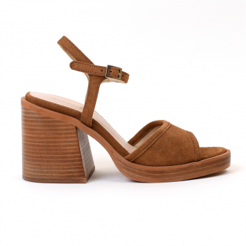 sandales à talons flare antilope Schmoove Femme