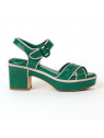 sandales à talons s22179 vert Lorenzo Masiero
