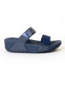 sandales & nu-pieds lulu crystal slide bleu Fitflop
