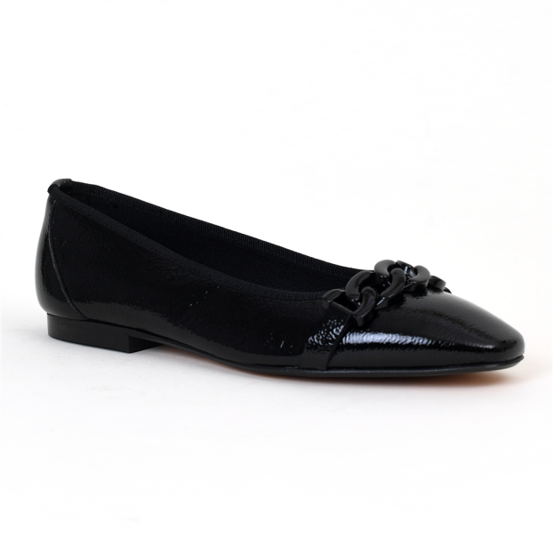 ballerines & babies seduite vernis noir JB Martin