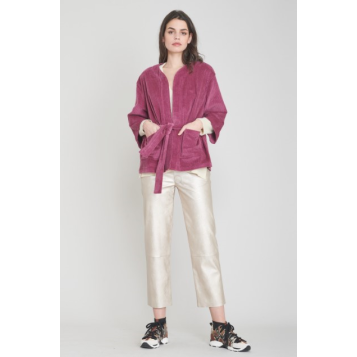 vestes et manteaux ample kimono lie de vin maevy