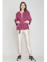 vestes et manteaux ample kimono lie de vin maevy