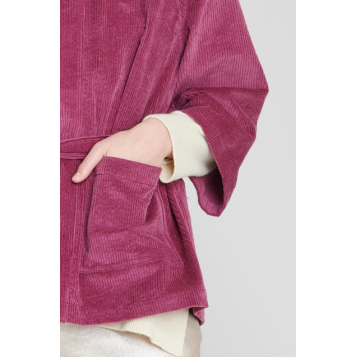 vestes et manteaux ample kimono lie de vin maevy