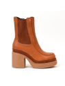 bottines à talons florence camel noa harmon