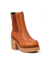bottines à talons florence camel noa harmon