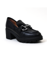 mocassins à talons freland noir Rosemétal