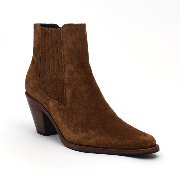bottines à talons jane 7 chelsea boot siena camel free lance