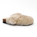 sabots boston big bukle shearling teddy eggshell Birkenstock
