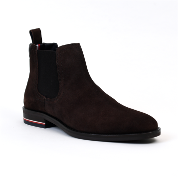 boots signature th chelsea marron Tommy Hilfiger