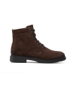 bottillons elevated rounded lace boot marron Tommy Hilfiger
