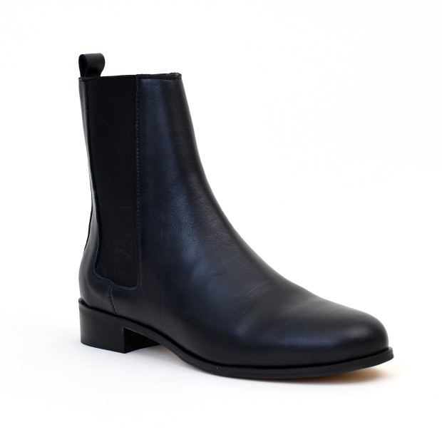 Bottines matses noir Anaki