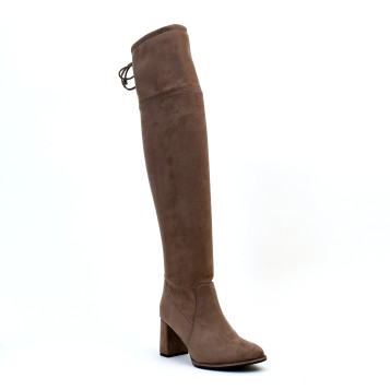 bottes à talons 24677 taupe Pedro Miralles