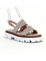 sandales & nu-pieds 8241 argent Fru.It