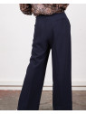 pantalons et jeans pantalon upton tribu bleu marine tinsels