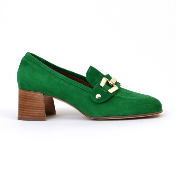 mocassins à talons dora vert spaziozero