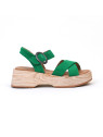 sandales & nu-pieds cesar vert menthe Mkd
