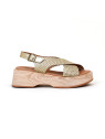 sandales & nu-pieds cenzo platine Mkd
