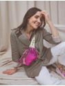 sac à main la coco laminato rose Herbert Frère et Soeur