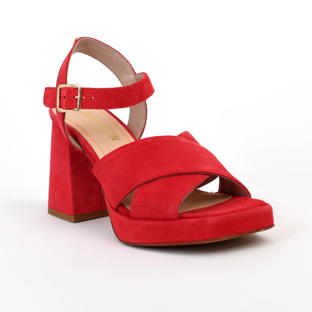 sandales & nu-pieds orphee corail JB Martin