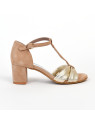 sandales à talons 6554my beige Myma