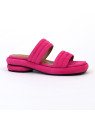 mules bubble framboise free lance