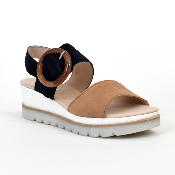 sandales & nu-pieds 24.645 beige/bleu Gabor