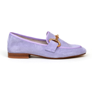 Mocassin jana lilas Rosemétal