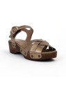 sandales & nu-pieds lips taupe métalisé Sms