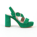 sandales à talons 3154 vert Gadea