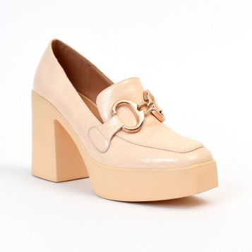 mocassins à talons 9179 beige noa harmon