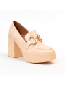 mocassins à talons 9179 beige noa harmon