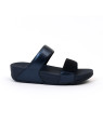 sandales & nu-pieds lulu opul slides bleu marine Fitflop