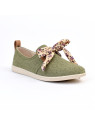 Baskets stone one w brodé vert foret Armistice
