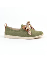 Baskets stone one w brodé vert foret Armistice