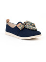 Baskets stone one w brodé marine Armistice