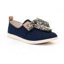 Baskets stone one w brodé marine Armistice