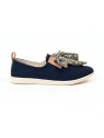 Baskets stone one w brodé marine Armistice