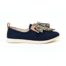 Baskets stone one w brodé marine Armistice